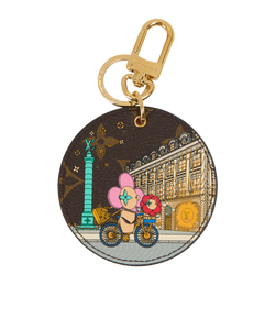 Louis Vuitton 2022 Christmas Animation Bag Charm, Canvas, Multi, B/DB, 4*